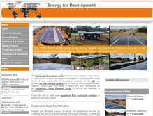 Tablet Screenshot of energyfordevelopment.net